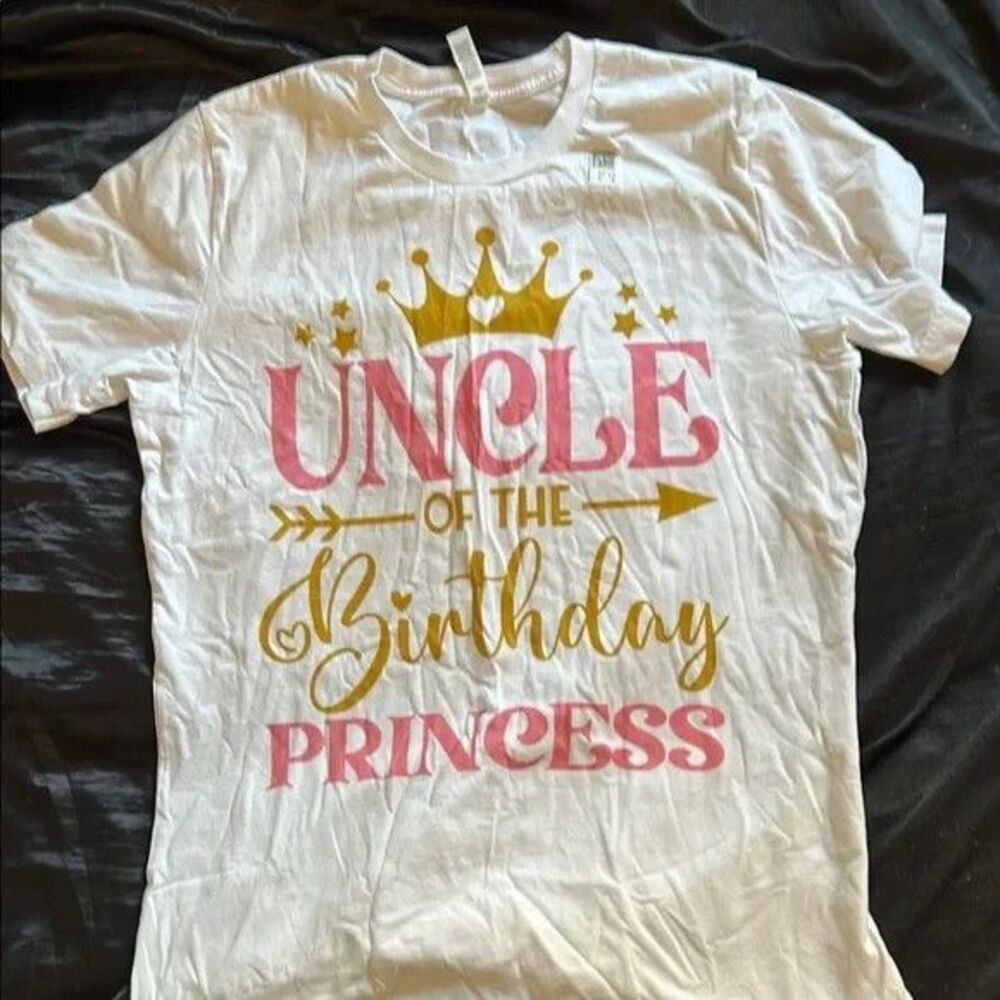 Uncle of the Birthday Princess Tshirt (Men's L)